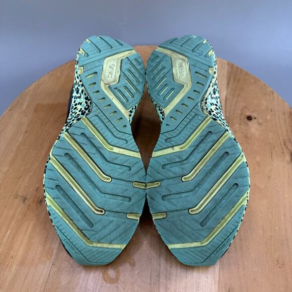 Brooks Launch 8 Womens Size 8 Black Wild Cheetah Running Shoes Cheetah Print - Picture 7 of 9